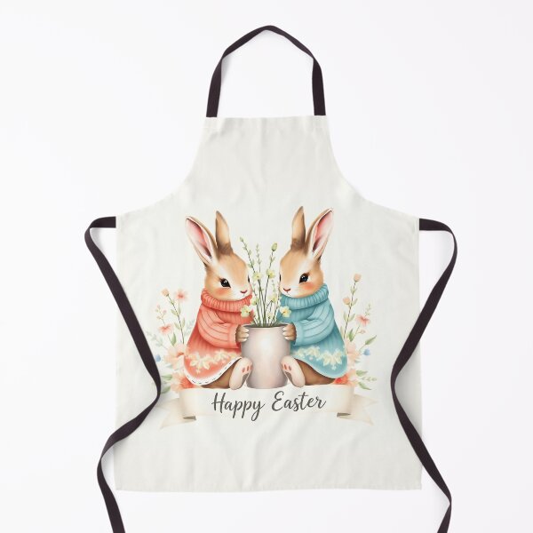 Item preview, Colorful Easter Festive Easter Bunny Spring Flowers designed and sold by svarupa.