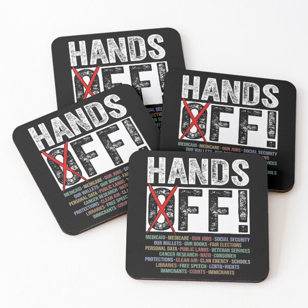 Item preview, Hands Off Protest Vintage Political designed and sold by Vincent-Cloud.