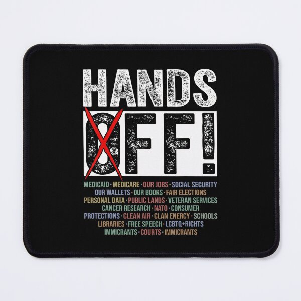 Item preview, Hands Off Protest Vintage Political designed and sold by Vincent-Cloud.