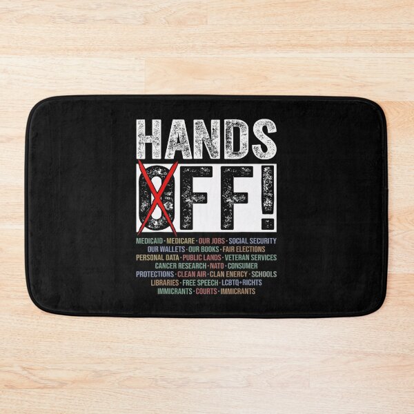 Item preview, Hands Off Protest Vintage Political designed and sold by Vincent-Cloud.