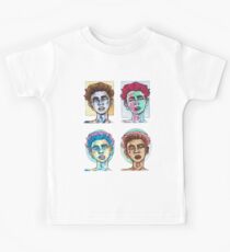 All Four Colors of Ice Cream Kids Tee