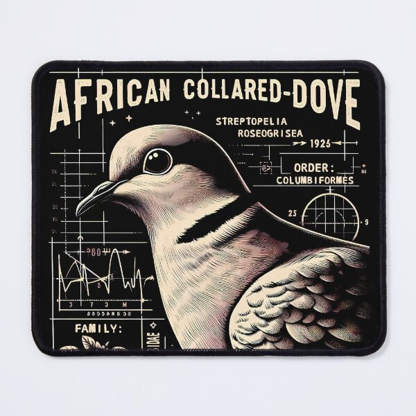 Item preview, African Collared-Dove designed and sold by theAVIARY7.