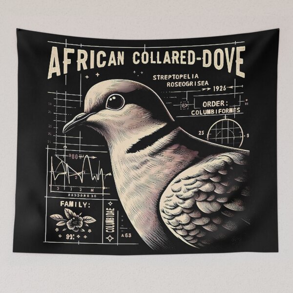 Item preview, African Collared-Dove designed and sold by theAVIARY7.