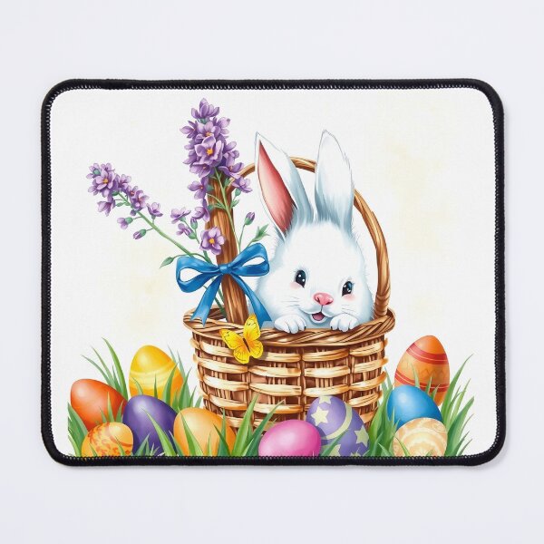 Item preview, Colorful Easter Festive Easter Bunny Spring Flowers designed and sold by svarupa.