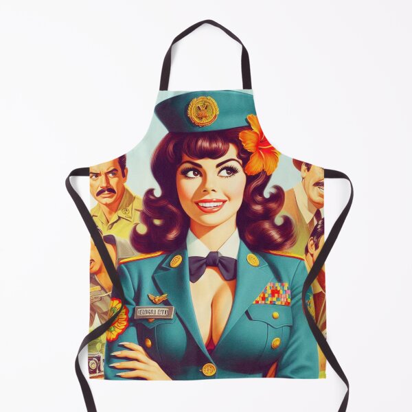 Artikelvorschau, Stewardess Pin-up entworfen und verkauft von PulpVintage.