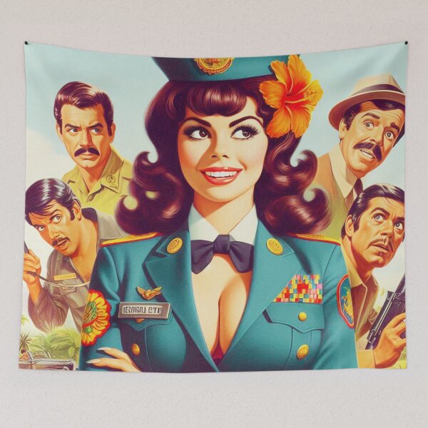 Item preview, Stewardess Pin-up designed and sold by PulpVintage.