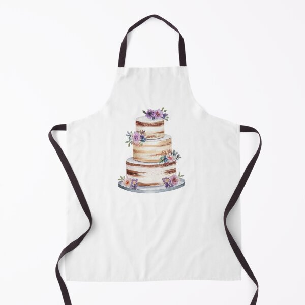 Item preview, Modern Trendy Watercolor Happy Birthday Cake with Flowers  designed and sold by SOUFIANE1991.