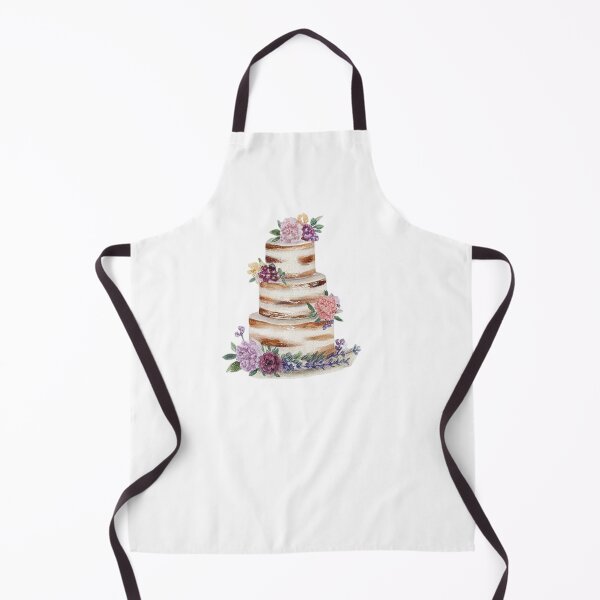 Item preview, Modern Trendy Watercolor Happy Birthday Cake with Flowers designed and sold by SOUFIANE1991.
