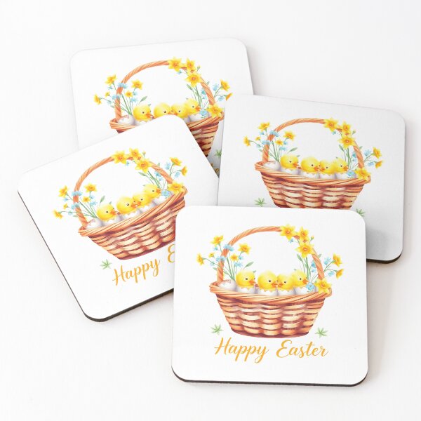 Item preview, Easter Basket with Spring Flowers  designed and sold by svarupa.