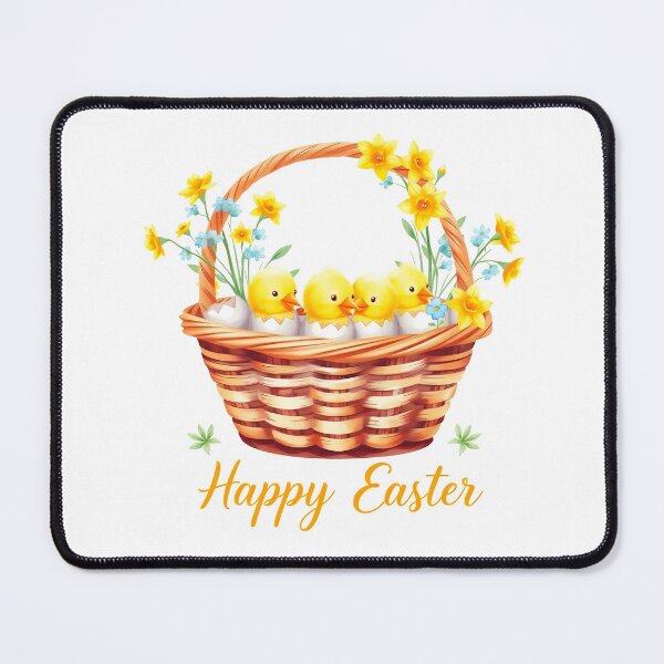 Item preview, Easter Basket with Spring Flowers designed and sold by svarupa.