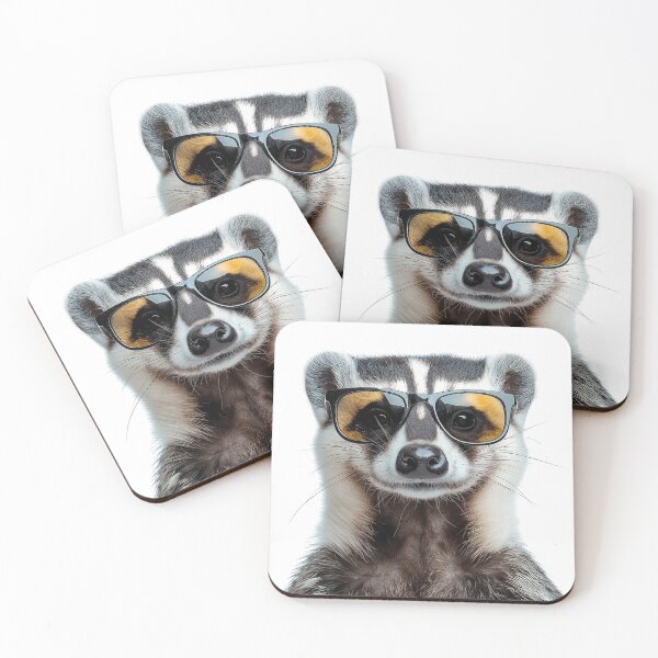 Item preview, Funny cool American badger wearing sunglasses designed and sold by LazyOwlStore.