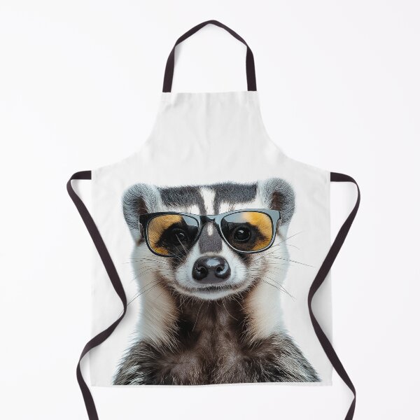 Item preview, Funny cool American badger wearing sunglasses designed and sold by LazyOwlStore.