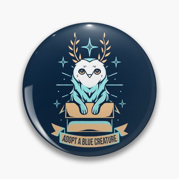 Item preview, Adopt a Blue Creature designed and sold by AlundrART.
