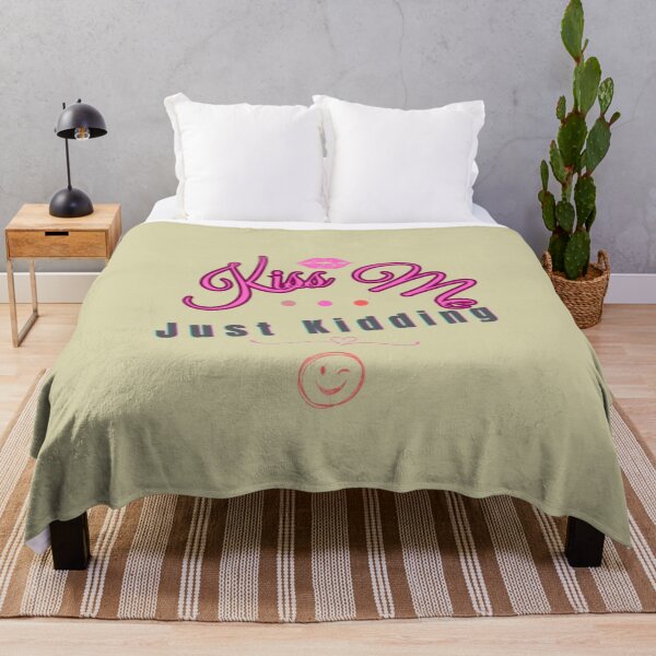 Item preview, Kiss Me, Just Kidding! ❤️ designed and sold by Art With Impact – Statement Art & Apparel for Deep Thinkers.
