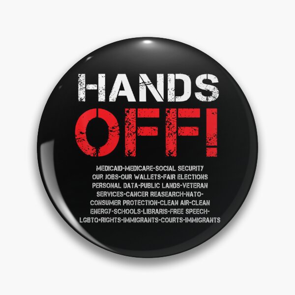 Item preview, Hands Off Protest Vintage designed and sold by Vincent-Cloud.