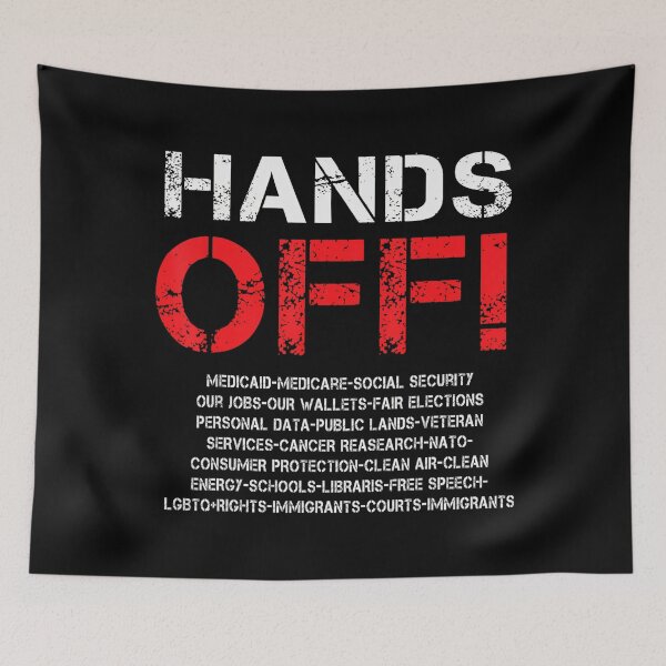 Item preview, Hands Off Protest Vintage designed and sold by Vincent-Cloud.