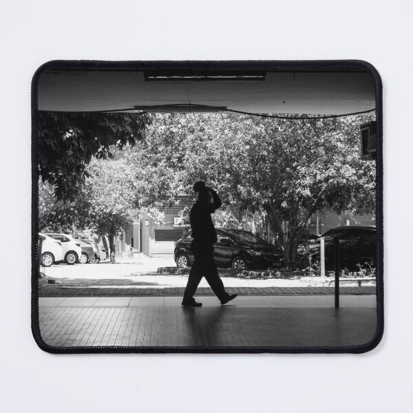Item preview, man walking alone in black and white designed and sold by felipequeiroz.