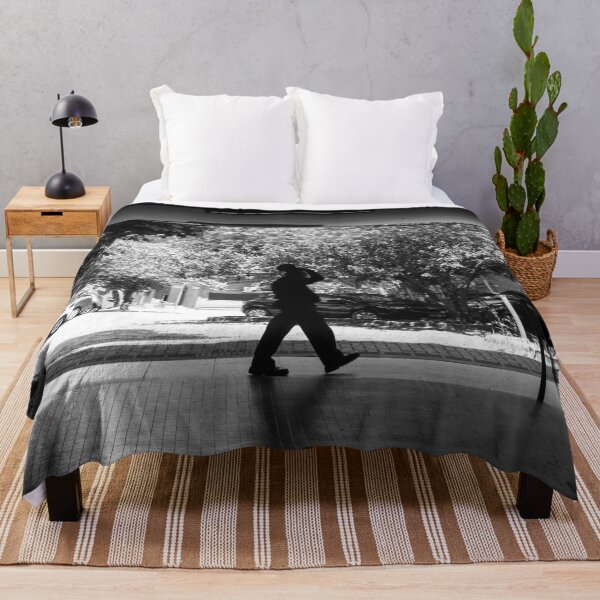 Item preview, man walking alone in black and white designed and sold by felipequeiroz.