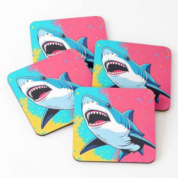 Item preview, Pop art style shark designed and sold by Dogandesighn.
