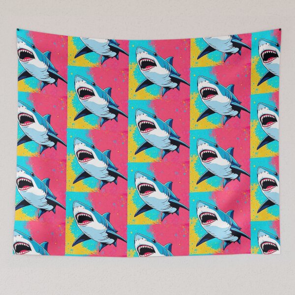 Item preview, Pop art style shark designed and sold by Dogandesighn.