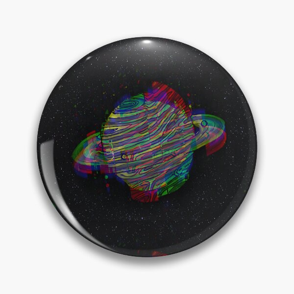 Item preview, Distorted Saturn 1 – Abstract Digital Art designed and sold by Vision Illustrated.