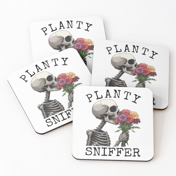 Item preview, Planty Sniffer Skeleton Flowers Innuendo designed and sold by RockFireMerch.