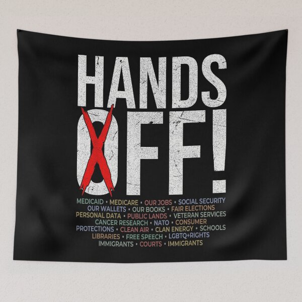 Item preview, Hands Off Protest designed and sold by Vincent-Cloud.