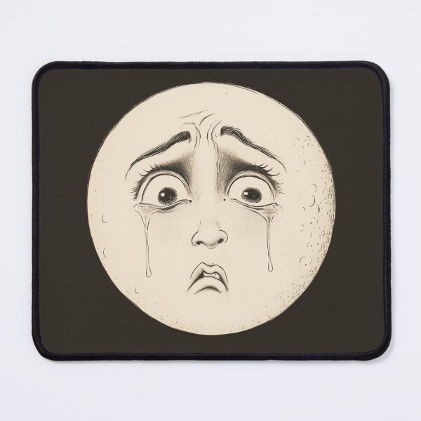 Item preview, Vintage Crying Moon Face designed and sold by RoseoftheWild.