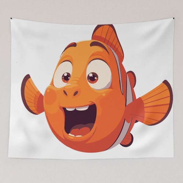 Item preview, Joyful Clownfish designed and sold by Bebrowny.