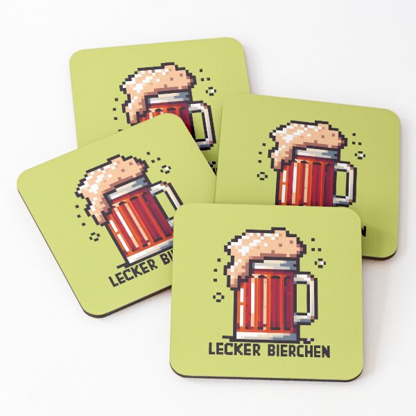 Artikelvorschau, Lecker Bierchen - Pixel Style entworfen und verkauft von HooliNerd.