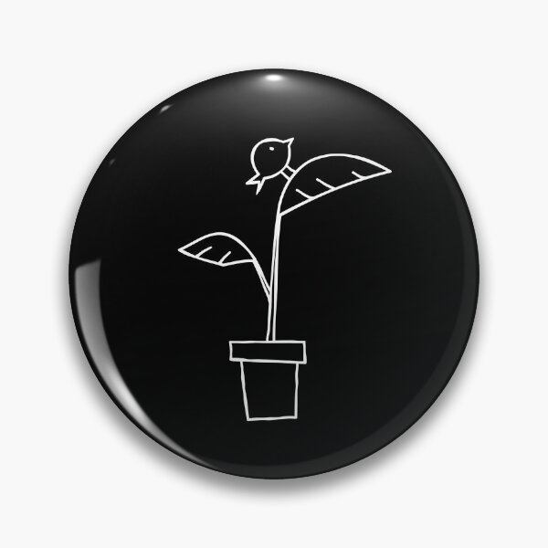 Aperçu de l'œuvre Un oiseau sur une Feuille en Pot créée et vendue par PaperSong.