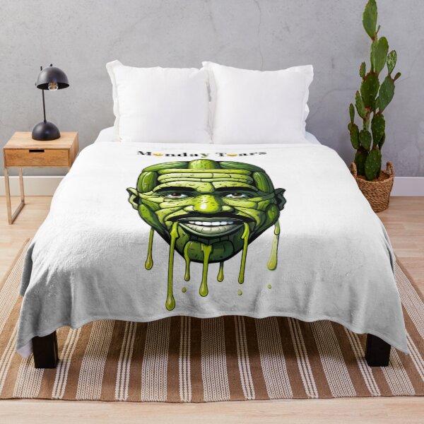 Item preview, Monday Tears - Slimy Alien Horror Humor Digital Art designed and sold by AnnDesignStudio.