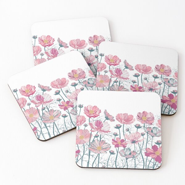 Item preview, Cosmos in Pink and White: Tender Radiance of Nature designed and sold by AneissPiaf.