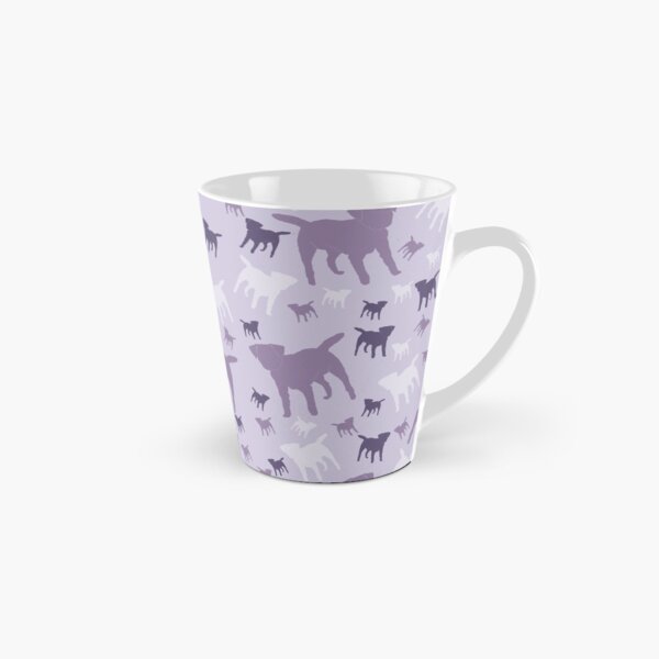 Border Terriers Gifts for Dog Lovers Shades of Lilac Silhouette Tall Mug