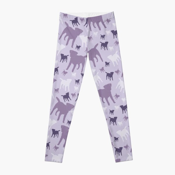 Border Terriers Gifts for Dog Lovers Shades of Lilac Silhouette Leggings