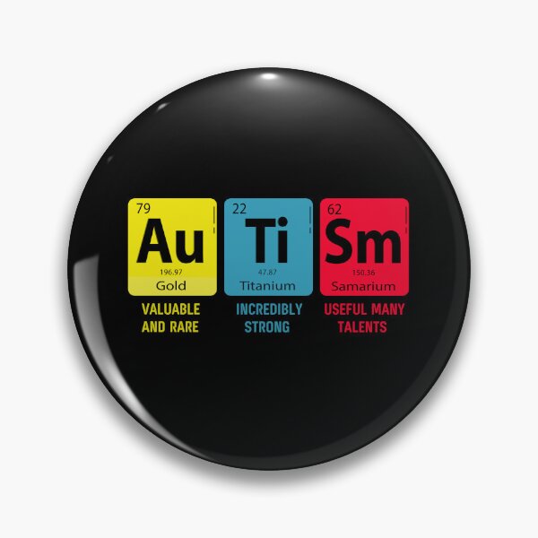 Item preview, Autism Awareness Elements Periodic Table designed and sold by JerdbordinShop.