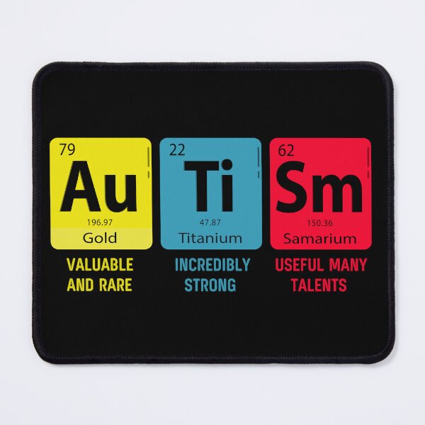 Item preview, Autism Awareness Elements Periodic Table designed and sold by JerdbordinShop.