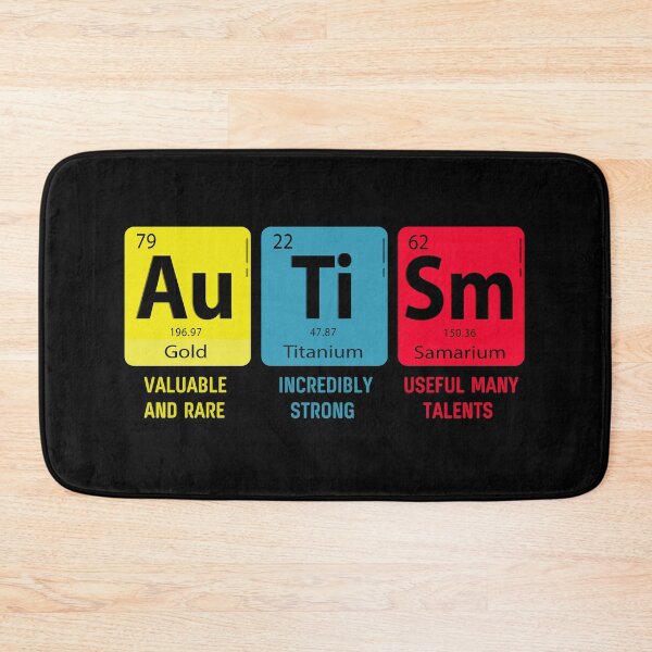 Item preview, Autism Awareness Elements Periodic Table designed and sold by JerdbordinShop.
