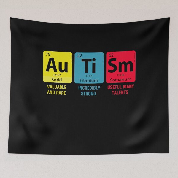 Item preview, Autism Awareness Elements Periodic Table designed and sold by JerdbordinShop.