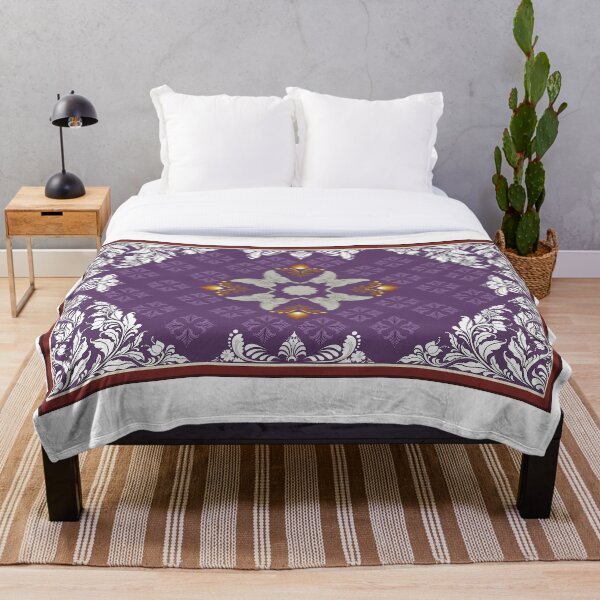Item preview, Butterfly on antique rug with white floral designed and sold by Nakorn06 Shop.