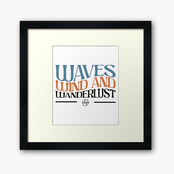 Item preview, Waves, Wind And Wanderlust designed and sold by Suvezo.