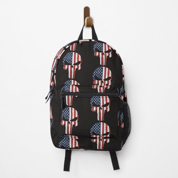 Item preview, USA Skull Flag designed and sold by BugiDesignArt.