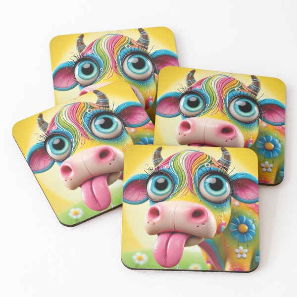 Item preview, CRAZY COW colorful, FUN designed and sold by dekoAnnART.