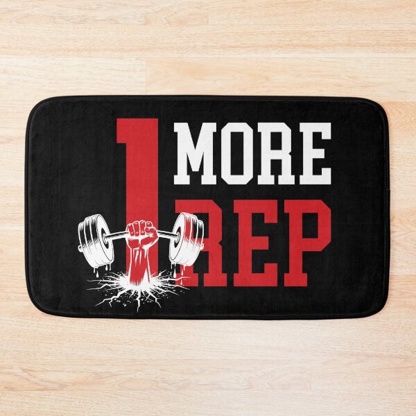 Item preview, One More Rep Fitness Motivational Gym Humor designed and sold by smartrocket.