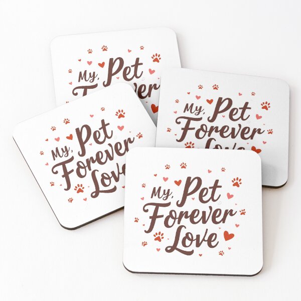 Item preview, "My Pet, My Forever Love – Cute & Heartfelt Pet Lover Design" designed and sold by VIBECANVASSHOP .