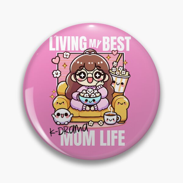 Item preview, Best K-Drama Mom Life designed and sold by goodiesvalley.