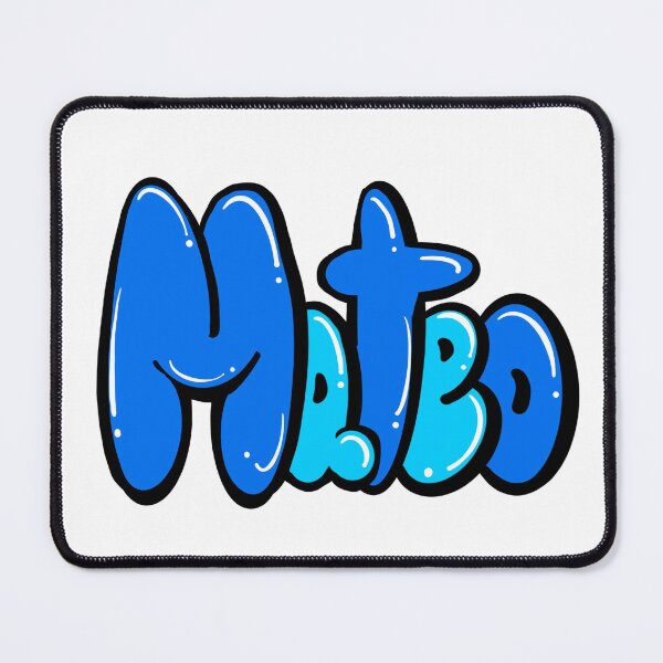 Item preview, Mateo name in blue Top 10 best personalized gifts for boys and men named Mateo designed and sold by Artonmytee.
