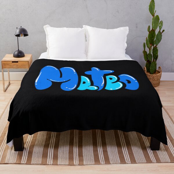 Item preview, Mateo name in blue Top 10 best personalized gifts for boys and men named Mateo designed and sold by Artonmytee.