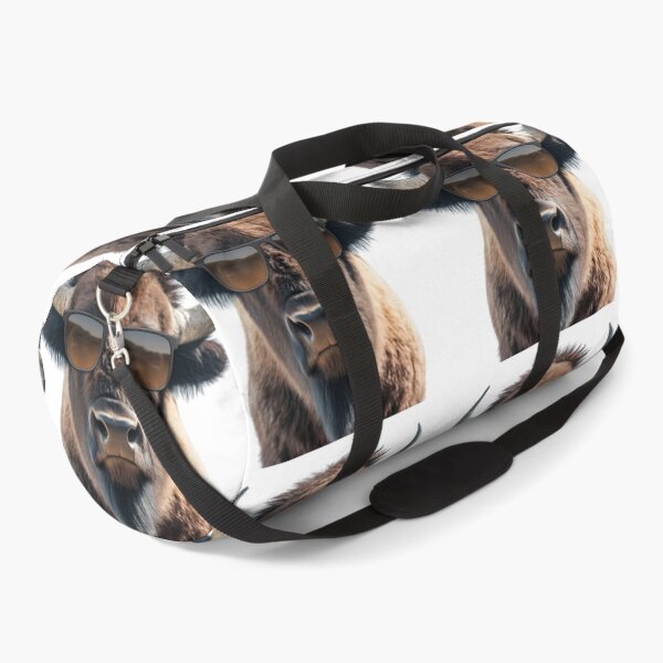 Item preview, Funny cool American Bison wearing sunglasses designed and sold by LazyOwlStore.