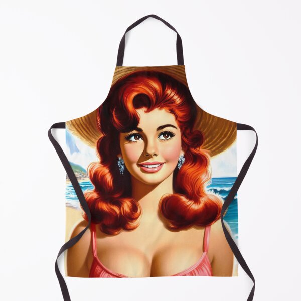 Item preview, Hot Ginger Pin-up designed and sold by PulpVintage.